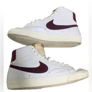 Nike blazer mid '77 white team red sail grey sneakers shoes bq6806-111 men's 11